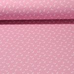 Jersey - Mini ancres Rose Teint dans la masse