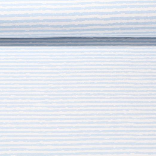 Jersey - Rayures Bleu clair