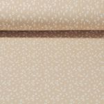 Jersey - Motif léopard Beige Teint dans la masse