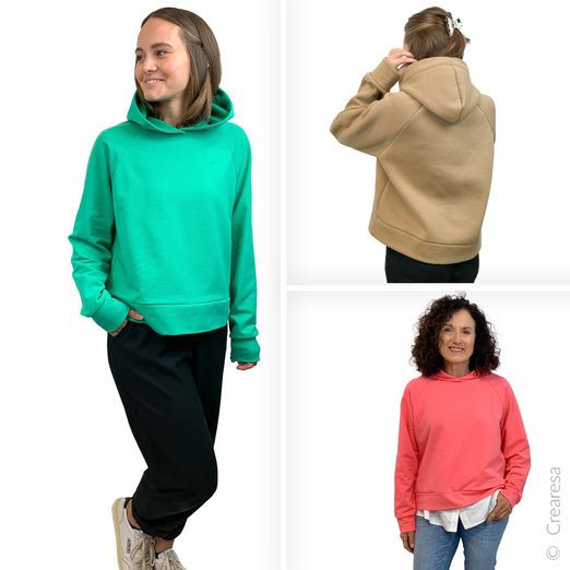 Pullover - Basic Hoodie Resa - Schnittmuster eBook