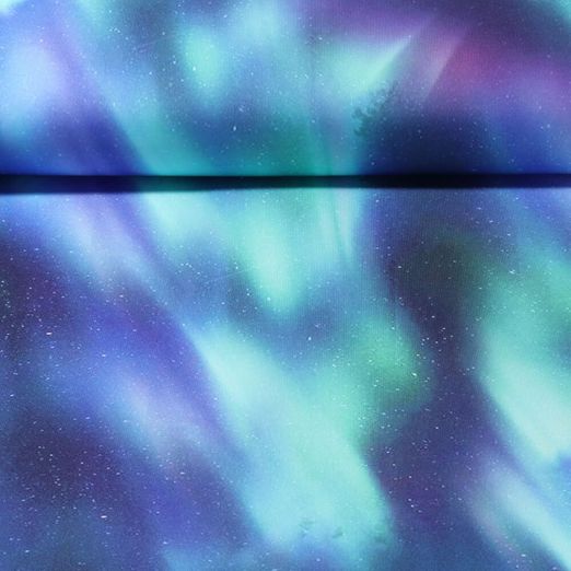 Jersey Sportswear - Digitaldruck Polarlichter Blau