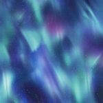 Jersey Sportswear - Digitaldruck Polarlichter Blau Jersey Sportswear - Digitaldruck Polarlichter Blau