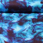 Jersey Sportswear - Digitaldruck Quallen Aqua