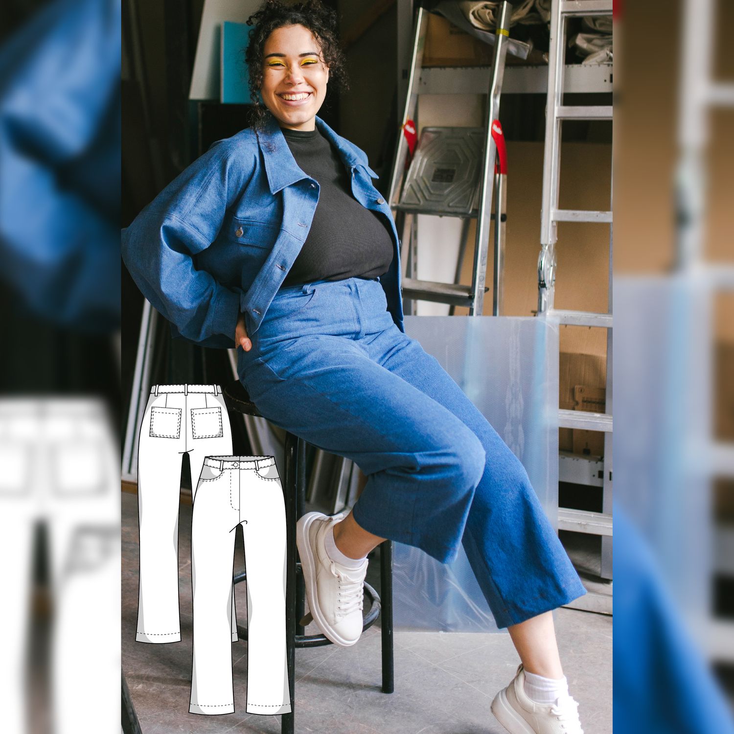 Hose - The Dina Jeans - Schnittmuster eBook-2 Hose - The Dina Jeans - Schnittmuster eBook-2