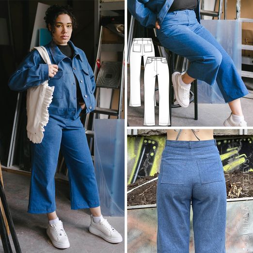 Hose - The Dina Jeans - Schnittmuster eBook Hose - The Dina Jeans - Schnittmuster eBook