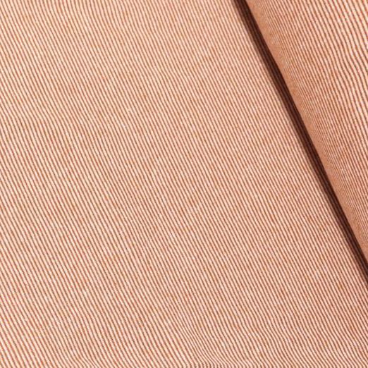Bündchen Klaas - Babystreifen Ecru Karamell Garngefärbt