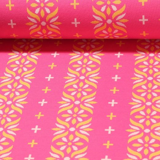 Jersey bio -  Hamburger Liebe Evermore Flourish Jacquard Rose vif