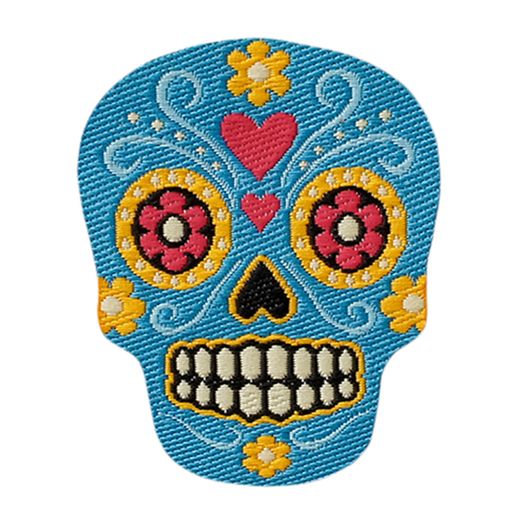 Ecusson thermocollant Muertos bleu Ecusson thermocollant Muertos bleu
