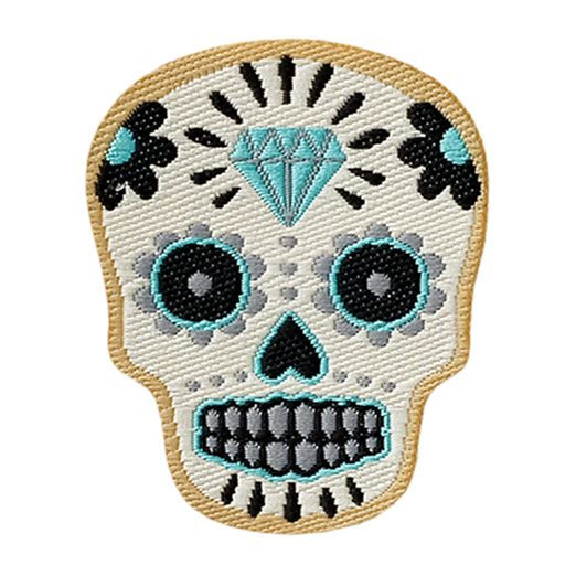 Ecusson thermocollant Muertos beige Ecusson thermocollant Muertos beige