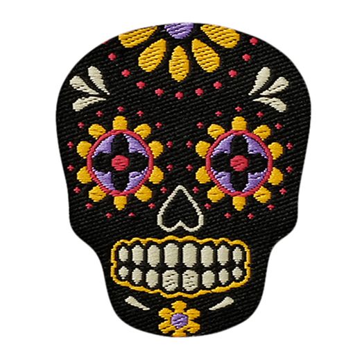 Ecusson thermocollant Muertos noir-jaune Ecusson thermocollant Muertos noir-jaune
