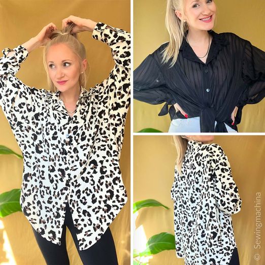 Oversize Bluse - KARL - Schnittmuster eBook