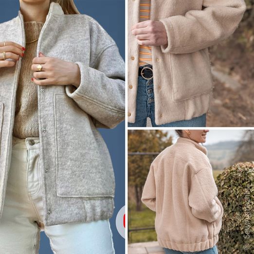 Oversize Jacke - TOM - Schnittmuster eBook