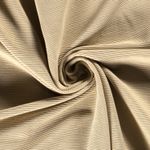 Ribbad jersey - enfärgad beige tvärribbad