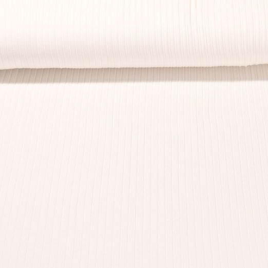 Rippjersey Birte - Uni Offwhite Breitripp