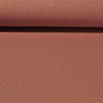 Jersey de coton Margarette - Ajouré Uni Rouille