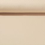 Jersey de coton Margarette - Ajouré Uni Beige