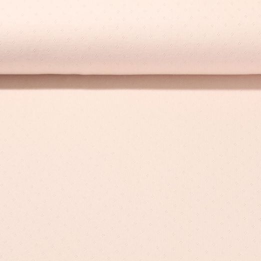 Jersey de coton Margarette - Ajouré Uni Ecru