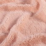 Teddyfleece – jednobarevný lososová