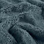 Teddy fleece – jednobarevná modrá Teddy fleece – jednobarevná modrá