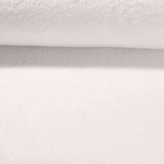 Polaire teddy Mariette - Uni Blanc cassé