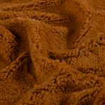 Teddy fleece – jednobarevný karamel