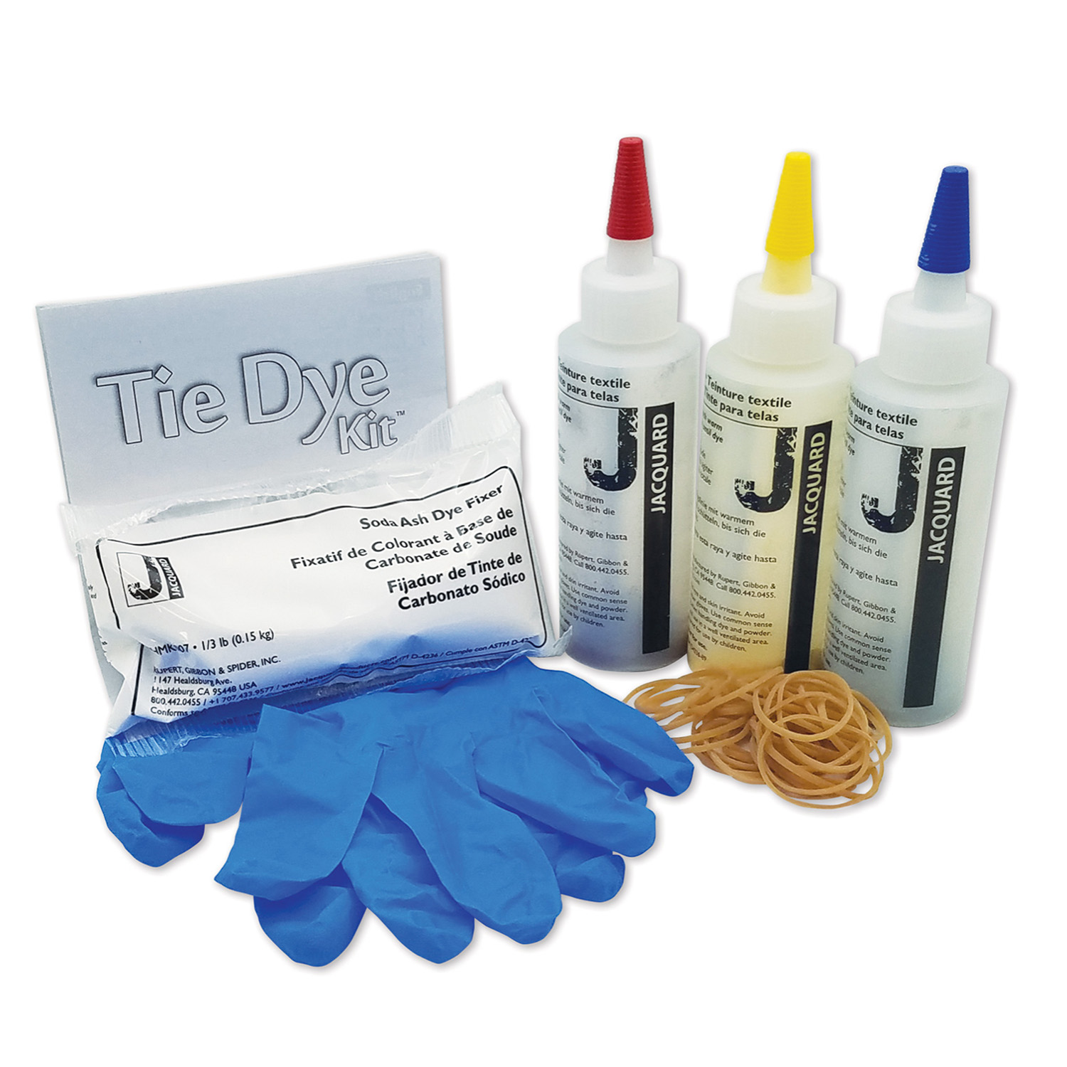 Jacquard Tie Dye Kit Batikfarben - Funky Groovy-1 Jacquard Tie Dye Kit Batikfarben - Funky Groovy-1