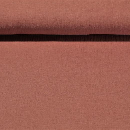 Mousseline de coton Pina - Rouille