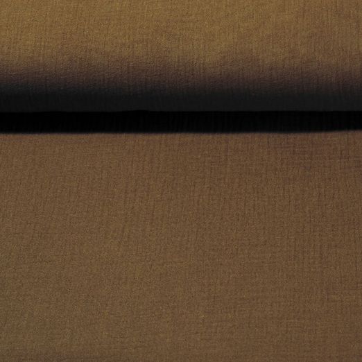 Mousseline de coton Pina - Brun