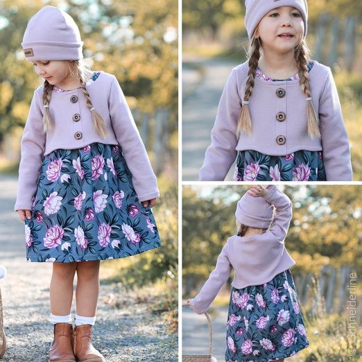 Kleid und Pullover - Curved Crop Top inkl. Unterkleid - Schnittmuster eBook