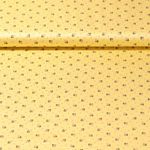 Tissu traditionnel en coton Romantico - Petites fleurs Jaune