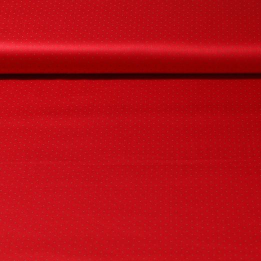Tissu traditionnel en coton Romantico - Pois Rouge