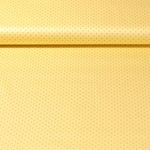 Tissu traditionnel en coton Romantico - Pois Jaune