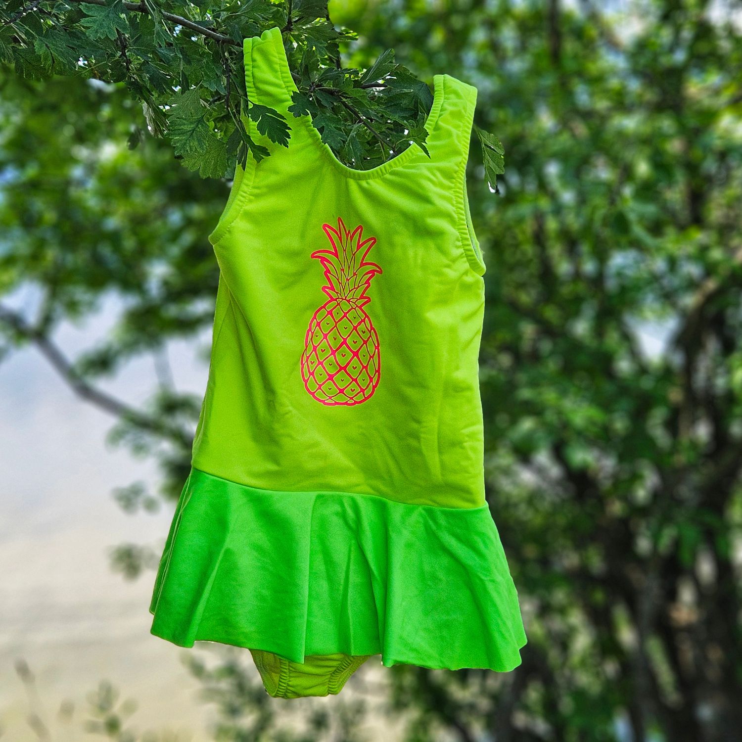 Schwimm- und Sport Jersey Silas - Uni Neongrün Matt-1 Schwimm- und Sport Jersey Silas - Uni Neongrün Matt-1