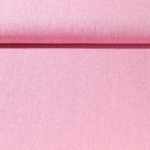 Toile de coton canevas Beata - Mélange rose vif