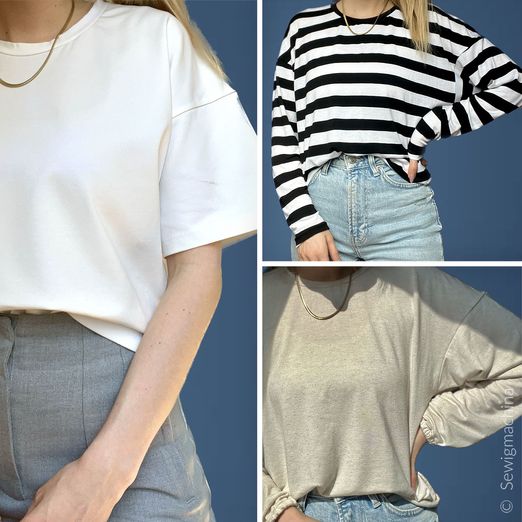 Oversize basic Shirt  - FRANZ - Schnittmuster eBook