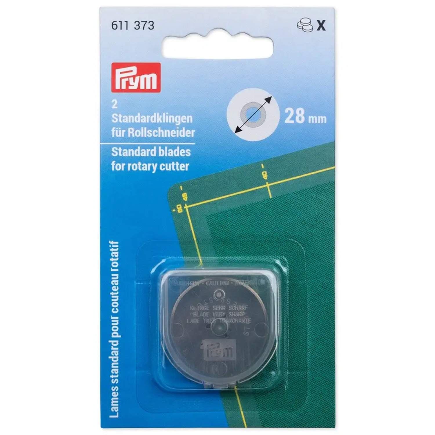 PRYM Ersatzklingen Rollschneider "Mini" - 2 Stück-0 PRYM Ersatzklingen Rollschneider "Mini" - 2 Stück-0