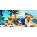 Canvas Panel - Köper Sommer am Meer Multicolor Canvas Panel - Köper Sommer am Meer Multicolor