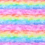 Simili synthétique - Peinture aquarelle Arc-en-ciel - au mètre