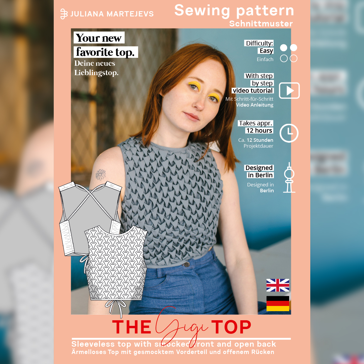 Top - The Gigi Top - Schnittmuster eBook-5 Top - The Gigi Top - Schnittmuster eBook-5