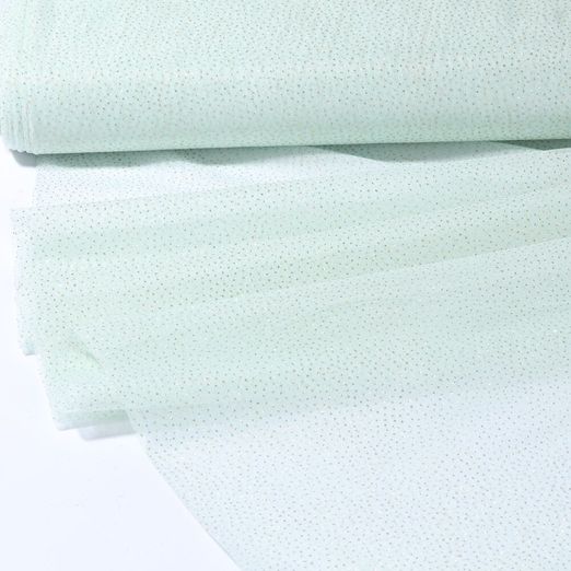 Tulle Princess - Vert menthe Pailleté doré