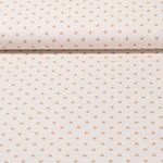 Baumwolle Cretonne - Kleine Punkte Beige Sand Wash