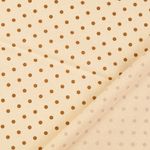 Bomull Cretonne - Små Prickar Beige Sand Wash