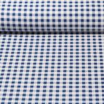 Baumwolle Cretonne - Kariert Beige Blau Wash