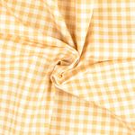 Bomull Cretonne - Rutig Beige Sand Wash