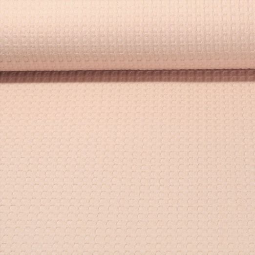Nid d′abeille Soft Marion - Rose poudré
