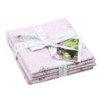 Patchwork und Quiltpaket - 5 x 45x55cm - Kollektion Campagne Chic 004