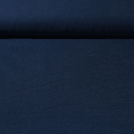 Viscose Twill Liane - Bleu marine foncé uni Lyocell Finish