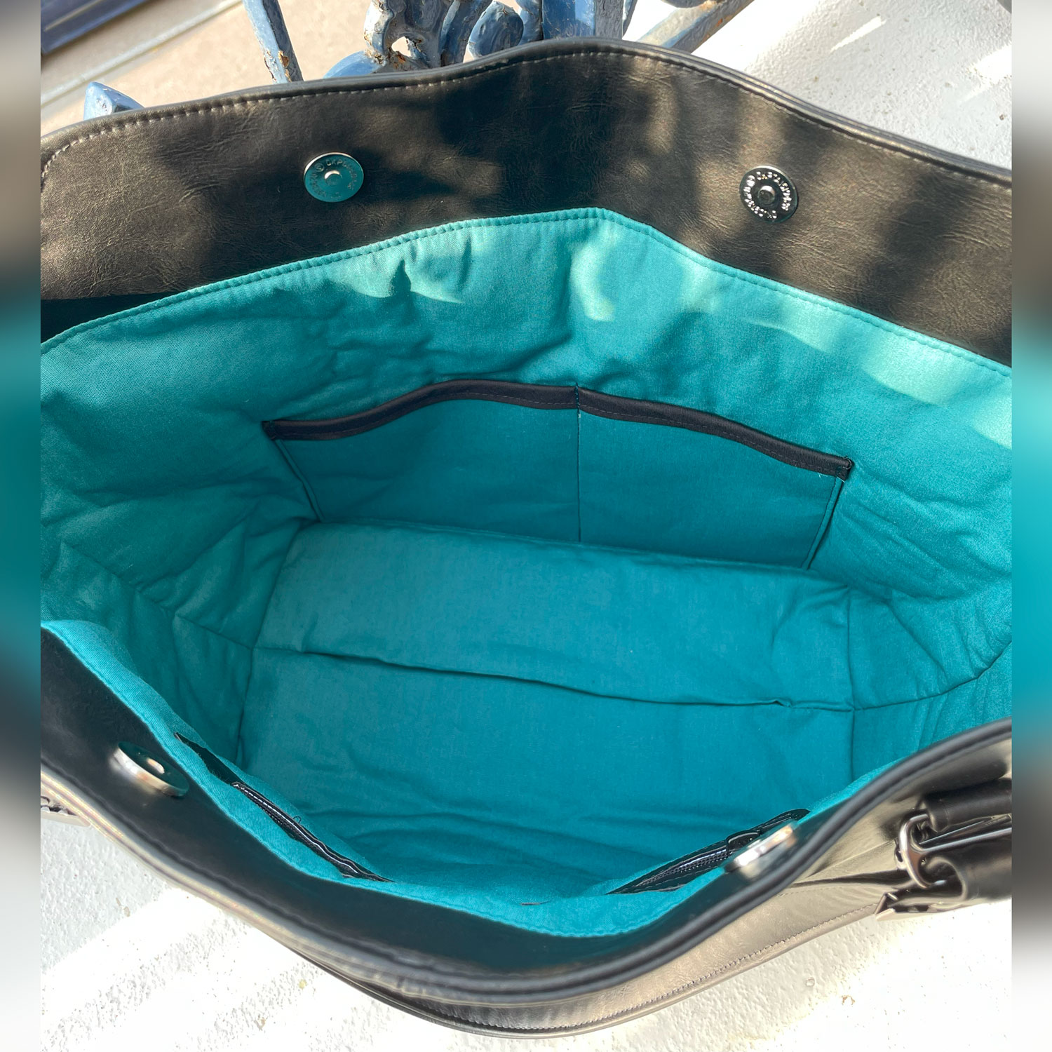 Moonwake Handbag - Kunstleder Vintage Schwarz *Taschenstar*-3 Moonwake Handbag - Kunstleder Vintage Schwarz *Taschenstar*-3