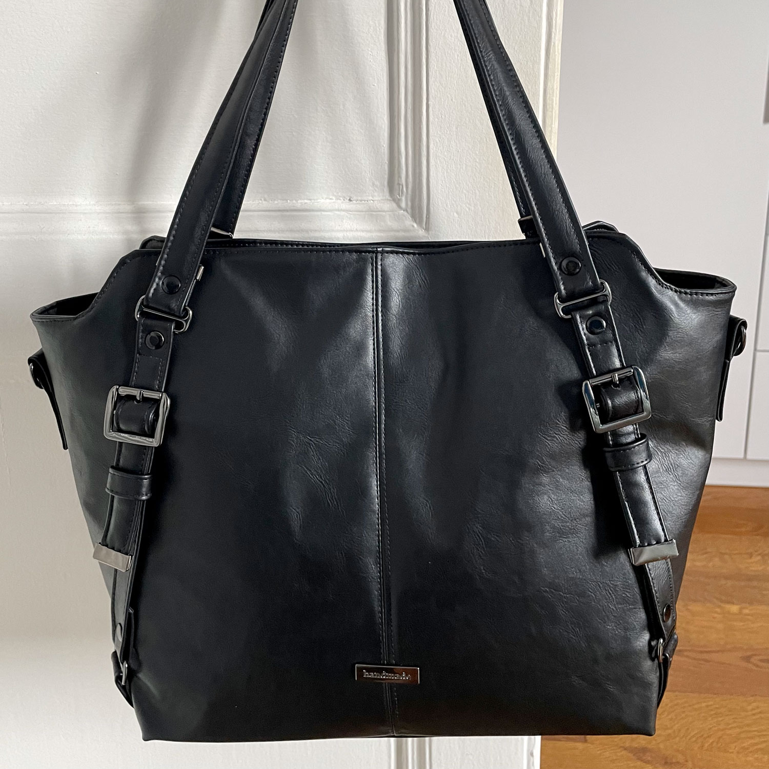 Moonwake Handbag - Kunstleder Vintage Schwarz *Taschenstar*-4 Moonwake Handbag - Kunstleder Vintage Schwarz *Taschenstar*-4