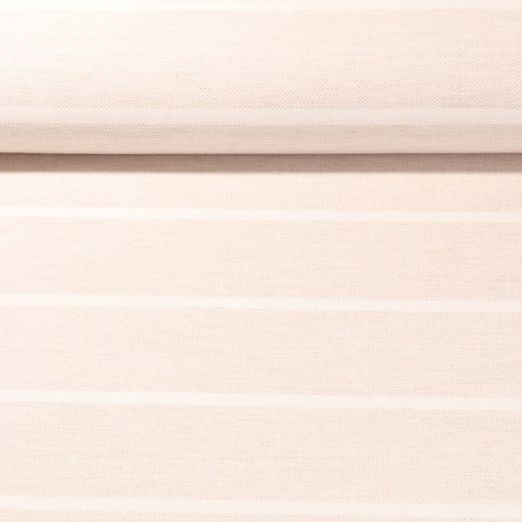 Nachhaltiger Canvas Jacquard Marcel - Streifen Beige Ecru 70mm/10mm